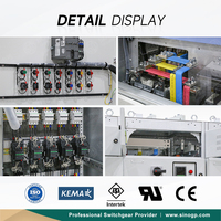 Armoire de distribution basse tension assemblée en usine, tableau de distribution principal, panneau MCC, type extractible, appareillage modulaire