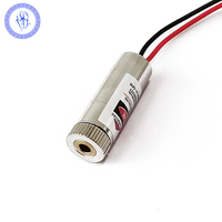 Diode laser ajustable à ligne rouge croisée 3-5V 30mW 10mW 650nm