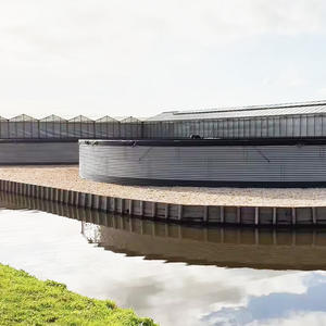 Aangepaste Modulaire Cilindrische Gegolfde Gegalvaniseerde Stalen Watertank Voor Viskwekerij Aquacultuurapparatuur - Product Image 3