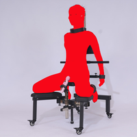 BDSM-Möbel Kniegestellter Bondage-Rahmen AV-Vibrator Sexy Position Erotisches Möbelstück Liebessessel BDSM-Set Spielzeug für Paare