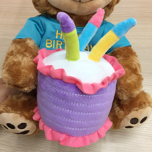 Kids Custom Cake Lighting peluche Bear Gifts LED Night Light farcito morbido orsacchiotto giocattolo <span class=keywords><strong>con</strong></span> musica <span class=keywords><strong>buon</strong></span> <span class=keywords><strong>compleanno</strong></span> - Product Image 3