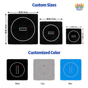 Tapis de Lutte <span class=keywords><strong>Gonflable</strong></span> Gymnastique Anti-Dérapant Air Track <span class=keywords><strong>3m</strong></span> X <span class=keywords><strong>3m</strong></span> PVC pour Entraînement Jiu Jitsu BJJ MMA Judo Pliable Portable OEM - Product Image 3