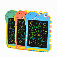Tablette d'écriture LCD Dinosaure en promotion avec faceplate personnalisable et accessoires pour enfants d'âge préscolaire