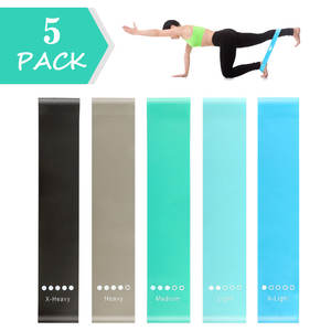 Encci Juego de Bandas de Resistencia de Goma Resistentes YC Unisex para Yoga, Entrenamiento Físico, Ejercicios Asistidos, Tubo de Ejercicio, Gimnasio en Casa - Product Image 2