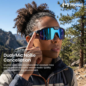 Lunettes intelligentes Miccell avec caméra 8MP, batterie 270mAh, charge magnétique et traduction en temps réel par IA - Product Image 5