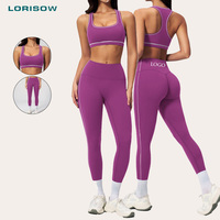 LORISOW Ensemble de sport 2 pièces pour femme, Vêtements de sport en gros, Nouveauté 2026, Marque privée, Vêtements de détente, Fabricant sur mesure