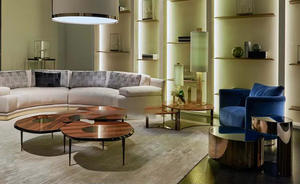 Popular Livingroomsofas <strong>Sofa</strong> Set Designs Living Room Half Moon Circle White <strong>Velvet</strong> Curved <strong>Corner</strong> Sectional <strong>Sofa</strong> - Product Image 3