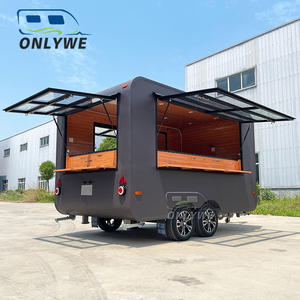 Onlywe Chiosco Alimentare Personalizzato, Food Truck, Camion per Pizza, Chiosco Mobile per Gelati, Rimorchio per Caffè, Rimorchio per Concessioni <span class=keywords><strong>di</strong></span> Tacos - Product Image 3