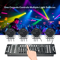 Console d'éclairage DMX512 Mini Opérateur 192 Canaux Contrôleur DMX pour Éclairage de Scène