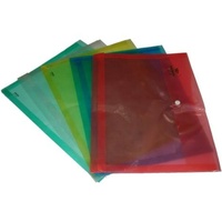 Hengyao — dossier de documents Transparent, pièces, avec bouton-pression, sac à documents Transparent, enveloppe, avec modèles personnalisés