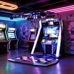 Équipement de divertissement commercial d'intérieur à monnayeur, grand <span class=keywords><strong>jeu</strong></span> vidéo de danse populaire pour centre commercial, avec fonction de danse attrayante - Product Image 6