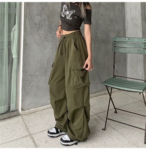 Женские брюки-карго с завышенной талией - Product Image 6