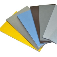 Revestimiento de Pared Exterior Color Negro/Gris Oscuro Plateado, Paneles Compuestos de Aluminio ACP/ACM, Paneles de Pared Impermeables y Tableros de Pared