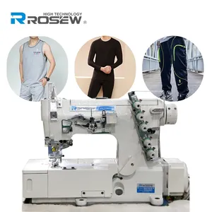 RosewGC562-03GB-DD Direct drive Flat-bed Knit Clothing cover seaming Industria Interlockl Sewing Machine