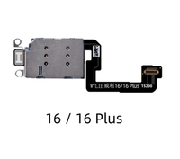 Kits flexibles Wylie eSim pour iPhone 16 16 plus esim convertis en réparation d'assemblage de carte SlM simple double