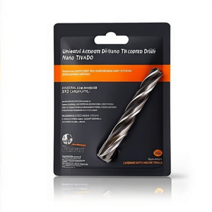 Foret universel en carbure, revêtement Nano TiAlN, forets en carbure 3xD pour machines-outils - Product Image 2