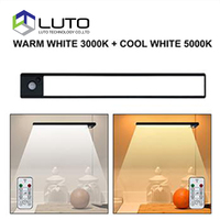 Lampu kabinet sensor gerak LED 2W, lampu lemari pakaian dapur kamar tidur sensor gerakan di bawah kabinet lampu kabinet pencahayaan