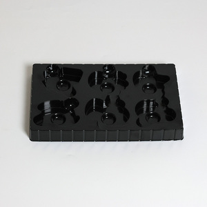 CPET/PET <strong>Plastic</strong> Disposable Tray <strong>Insert</strong> with Dividers for Chocolate Boxes Customized Color &amp; Shape - Product Image 3