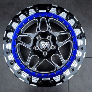 Jantes FHJ 4x4 finition usinée Beadlock 17*10 PCD 4*100 5*114 6*114.3 pour <span class=keywords><strong>Dodge</strong></span> Charger <span class=keywords><strong>Challenger</strong></span> SRT <span class=keywords><strong>Hellcat</strong></span> Jailbreak <span class=keywords><strong>Redeye</strong></span> - Product Image 1