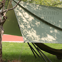 Portable armée vert haute qualité 210T Nylon Camping hamac avec moustiquaire jardin extérieur avec auvent étanche