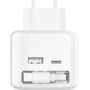 Kompaktes 35-W-PD-GaN-Schnellladegerät mit einziehbarem Typ C-Kabel für iPhone 16 MacBook Travel - Product Image 3