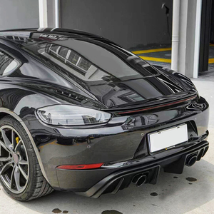 Nouvelles feux arrière de pare-chocs et de hayon noirs 5000K 12V pour Cayman Boxster, pour modification et mise à niveau de voiture 718, avec clignotants et feux de freinage - Product Image 6