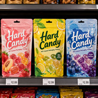Sachet Doypack personnalisé imprimé avec logo, finition mate ou brillante, en Mylar, avec fenêtre, refermable, à fermeture éclair, pour bonbons, snacks et emballage de noix