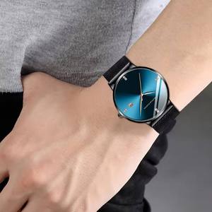 Personnalisez votre propre logo, montre pour homme Hannah Martin 901, étanche, mouvement à quartz de luxe, acier inoxydable, montre-bracelet classique pour affaires - Product Image 4