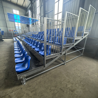 Grande tribune d'échafaudage personnalisée tribune d'événement en plein air gradins de chaise de stade en aluminium sièges de siège de stade