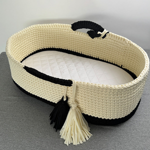 Cesta de algodón con cuerda <span class=keywords><strong>para</strong></span> cambiar pañales, regalo personalizado <span class=keywords><strong>para</strong></span> recién <span class=keywords><strong>nacido</strong></span> - Product Image 5