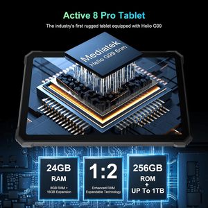 Tablet Resistente de 10.36 Pulgadas, Android 15, 22000mAh, Octa-core, 24GB RAM + 256GB <span class=keywords><strong>ROM</strong></span> + 1TB Expandible, Cámara de 48MP+16MP, Impermeable, 1200x2000 - Product Image 5
