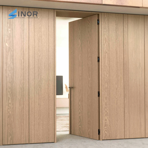 ประตูไม้ซ่อนพร้อมบานพับแบบซ่อน กลไกปิดแบบนุ่มนวล ผิวเคลือบเป็นมิตรกับสิ่งแวดล้อม ใช้ได้ในห้องนั่งเล่นและห้องนอน - Product Image 3