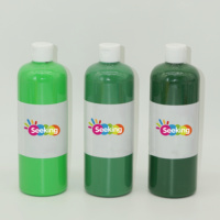 Peinture acrylique en gros de 500 ml avec une forte teneur en pigments, aquarelle liquide pour verre, céramique, toile et papier