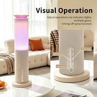 Diffuseur d'aromathérapie de style colonne avec lumière ambiante LED