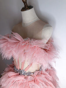 NOVANCEY2578 Retour à l'école <span class=keywords><strong>2022</strong></span> Partypink Rose Tulle Tutu Tube Top Jupe Sexy Robes de retour Mignonnes Femmes Mini Robe - Product Image 6