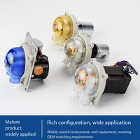 Pompe péristaltique micro DC 12V 24V à moteur pas à pas, pompe rotative avec sortie de 6,4 mm pour le remplissage et la distribution de liquides épais