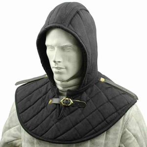 Gorra de armadura de traje Medieval o renacentista unisex acolchada gruesa de la mejor calidad al por mayor para deportes o exportación - Product Image 3