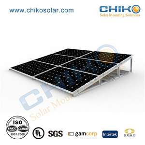 सस्ते गिट्टी संरचना ग्राउंड माउंट रैक सौर फ्लैट छत माउंटिंग - Product Image 5