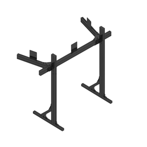 Supporto per Monitor triplo in alluminio a spessore pesante con piedini in gomma antiscivolo a schermo <span class=keywords><strong>Zero</strong></span> oscillazione Sim Racing supporto trave centrale - Product Image 1