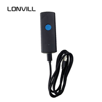 Escáner de Código de Barras Inalámbrico Portátil LONVILL con Bluetooth 2.4G, Modo de Detección Automática Continua, para Almacén y Comercio Minorista