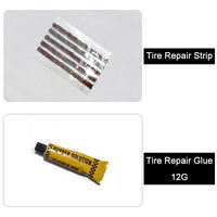 Outil de Réparation de Pneu Universel pour Pneus Tubeless Kit Rapide d'Urgence pour Réparations