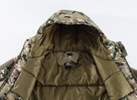 Veste tactique rembourrée imperméable et coupe-vent CP Camo ESDY pour l'hiver, veste épaisse résistante au froid, combinaison chaude imperméable pour l'extérieur