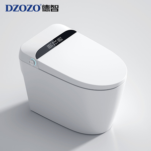WC intelligent électrique à double chasse avec siphon allongé, télécommande, bidet et nettoyage automatique – Qualité supérieure et durable - Product Image 2