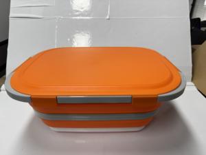 Évier <span class=keywords><strong>pliable</strong></span> multifonctionnel de 20 L avec bouchon de vidange, bac de rangement de cuisine en plastique <span class=keywords><strong>pliable</strong></span> avec couvercle verrouillable - Product Image 5