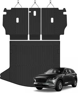 Tapis de coffre Tongama pour Mazda CX-5 2017-2025, toutes saisons, en <span class=keywords><strong>TPE</strong></span>, épaisseur 2 pouces, tapis de protection pour dossier et coffre, accessoires - Product Image 1