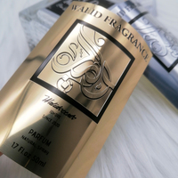 Autocollant en métal gaufré or étiquette transparente logo métal plaque parfums feuille d'aluminium cosmétiques emballage étiquette adhésive logo