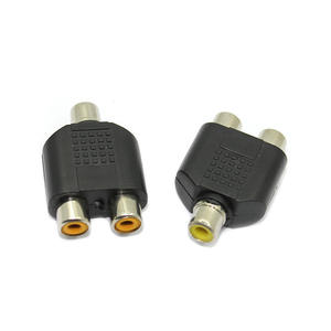 Yu Yang <b>RCA</b> Audio Video Adapter YY-1054 2RCA Female to 1RCA Male <b>Splitter</b> Connector - Product Image 4