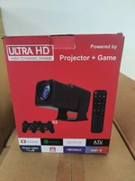 Projecteur intelligent portable HY320 avec plus de 20 000 jeux, mini projecteur de poche pour cinéma maison, fonctionnalités 3D pour enfants, lampes LCD LED, prise US