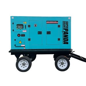 Générateurs diesel silencieux Perkins Trailer, 30 kW, 40 kW, 50 kVA, 100 kVA, groupe électrogène haute vitesse, adaptés à une utilisation routière et en extérieur - Product Image 4
