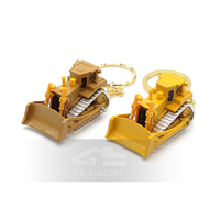 Llavero con Modelo Preconstruido de la Excavadora de Cadenas CATERPILLAR CAT D8T